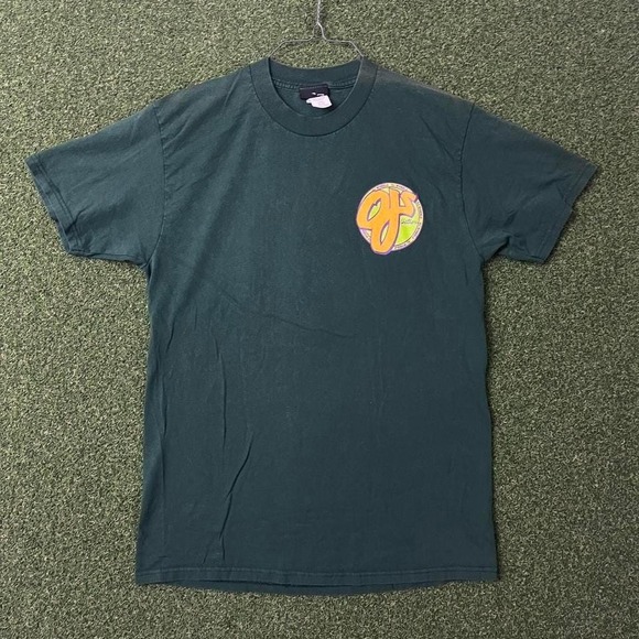 OJ Wheels Skateboarding Green Graphic Tee‎ Shirt - Picture 2 of 6